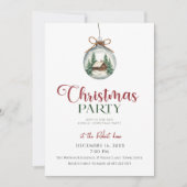 Chique kerstversiering Kerstfeest Kaart (Voorkant)