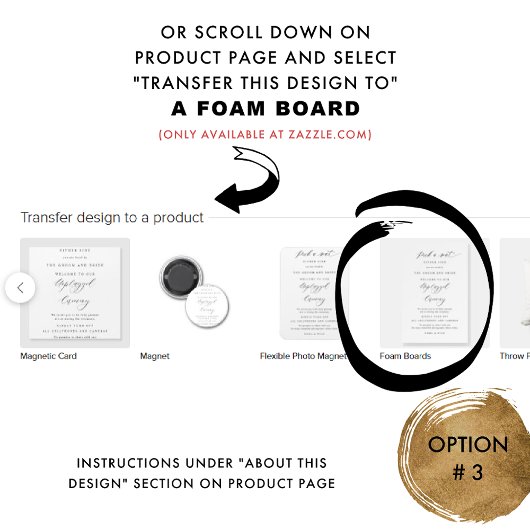 Chique Kies een stoel, Unplugged Ceremony Trouwbor Poster