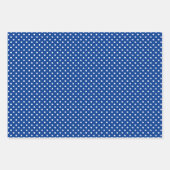 Chique Klasse Blauw Paisley Bloem Kunst Inpakpapie Inpakpapier Vel (Voorkant 3)