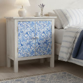 Chique Klasse Blauw Paisley Bloem Kunst Tissuepapi Tissuepapier