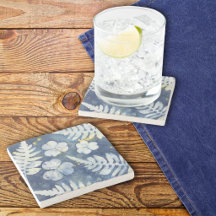 Chique Klaver en varens Cyanotype
