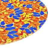 Chique kleur burst foliage patroon snijplank (Hoek)