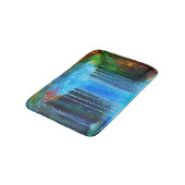 Chique Kleurrijke Fontein van het Leven Waterval B Badmat (Gekanteld)