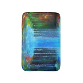 Chique Kleurrijke Fontein van het Leven Waterval B Badmat (Voorkant Verticaal)