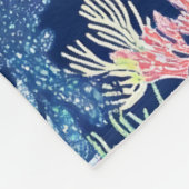 Chique kleurrijke schildpad fleece deken (Hoek)