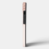Chique Koele Glitter Kroon Daling Roze Goud Case-Mate iPhone Case (Achterkant / Links)
