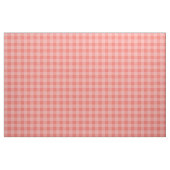 Chique koraal gingham ruitpatroon stof (Fat Quarter)