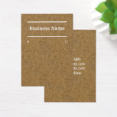 Chique kraft kurk hout display kaarten visitekaartje (Bureau)
