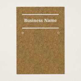 Chique kraft kurk hout display kaarten visitekaartje