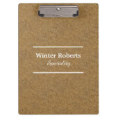 Chique kurkhout klembord (Voorkant)