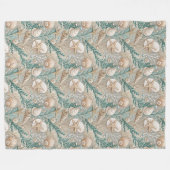 Chique kustdeken met subtiele maritieme charme fleece deken (Voorkant (Horizontaal))