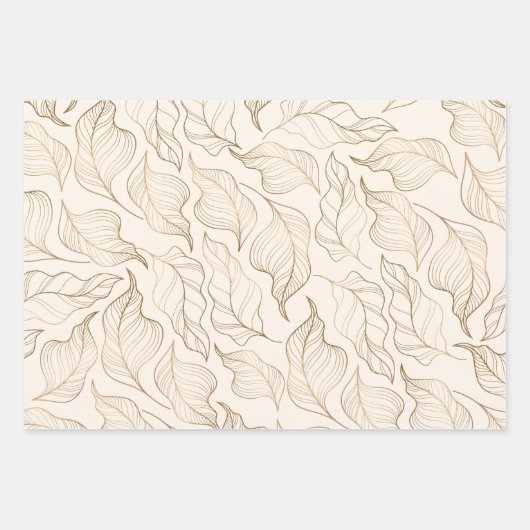 Chique laat goud Eid Kareem Islamitisch Inpakpapier Vel (Voorkant)