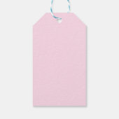 Chique Labradoodles in een roze lounge Cadeaulabel (Achterkant)