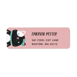 Chique Lady Cat | roze Etiket