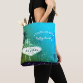 Chique Las Vegas Bruiloft Bruidsmeisje Gift Tote Bag (Dichtbij)