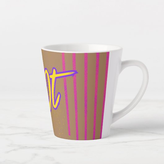 Chique Latte Mok Unieke Design op Zazzle (Rechts)