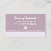 Chique Lavendel Bloemen Koffiekraam Loyalty Punch (Achterkant)