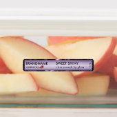 Chique Lavendel Paarse Folie Lip Gloss Glitterig Labels (Aangebracht)