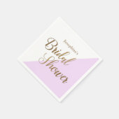 Chique Lavendel Paarse Vrijgezellenfeesten servett Servet (Hoek)