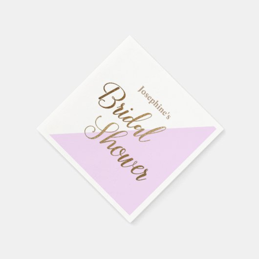 Chique Lavendel Paarse Vrijgezellenfeesten servett Servet (Hoek)