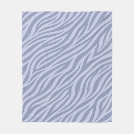 Chique lavendel zebrastreep fleece deken