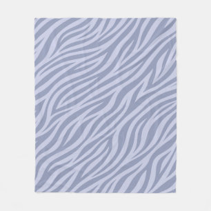 Chique lavendel zebrastreep fleece deken