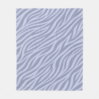 Chique lavendel zebrastreep fleece deken