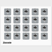 Chique LBD Illustratie Sticker (Vel)