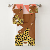 Chique leeshoek bad handdoek (Insitu)