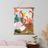 Chique leeshoek hangend wandkleed (Slaapkamer)