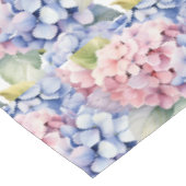 Chique lente kleuren hydrangea's tafelkleed (Gekanteld)