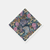 Chique Leopard floral Servet (Hoek)