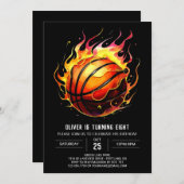 Chique Leuk Bohemian Basketbal Verjaardag Kaart (Voorkant / Achterkant)