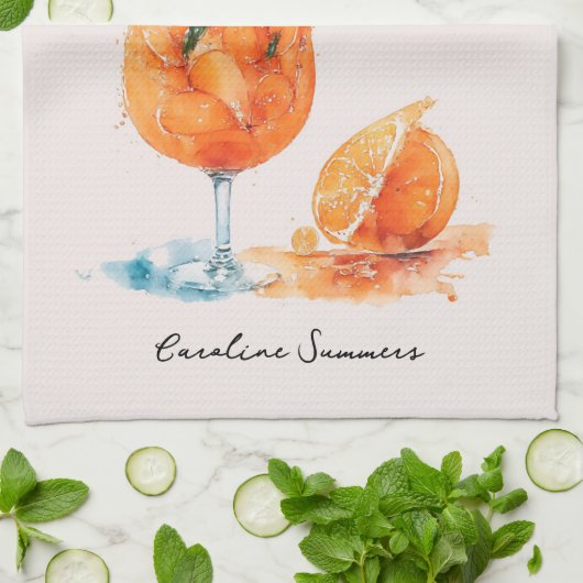 Chique leven is beter met een Spritz Waterverf Theedoek (Gevouwen)