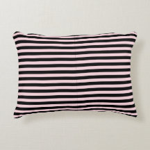 Chique Licht Roze en Zwart Gestreept