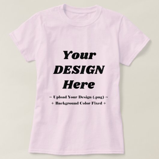 Chique lichtroze T-shirt voor een lichte en gracie (Design voorkant)
