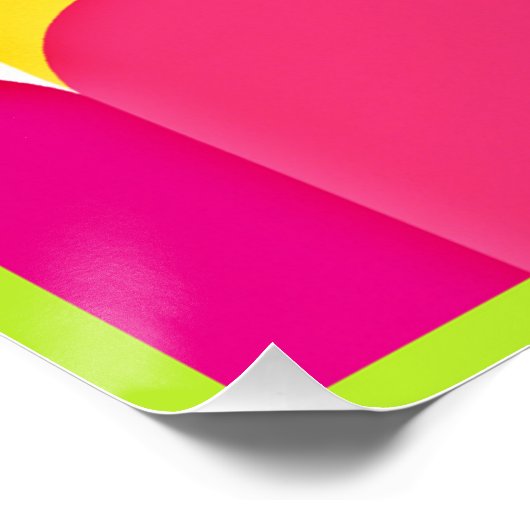 Chique liefde elegantie: romantische gelukzalighei perfect poster (Hoek)