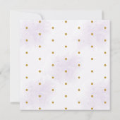 Chique liefde is het brouwen van lila lavendel vri kaart (Achterkant)