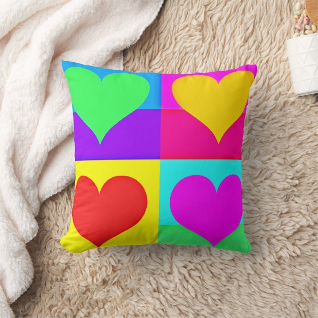 Chique Liefde Symfonie: Zalige harten Design Kussen (Deken)