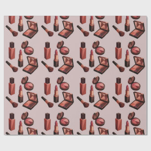 Chique Lippenstift Patroon Inpakpapier