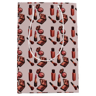 Chique Lippenstiftpatroon Midden Geschenkentas Medium Cadeauzakje