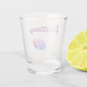 Chique lipstick print shot glas (Achterkant)