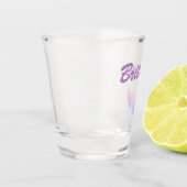Chique lipstick print shot glas (Links)