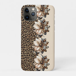 Chique Luipaard Dierprint & Bloemen Case-Mate iPhone Case