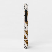 Chique Luipaard & Roze Driehoek Patroon Case-Mate iPhone Case (Achterkant/links)