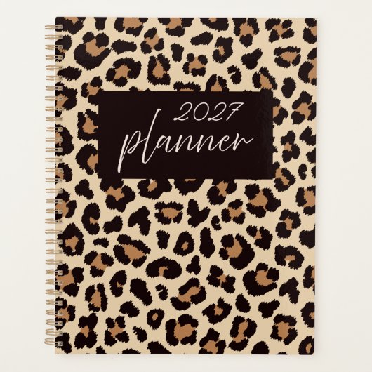 Chique Luipaardprint 2027 Planner (Voorkant)