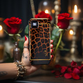 Chique Luipaardprint met Monogram iPhone Hoesje