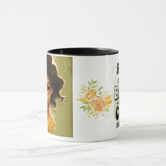 Chique "Luister" Mok met Bold Coffee Quote (Midden)