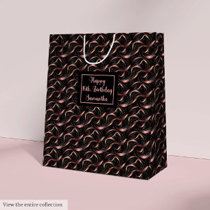Chique luxe cadeautas Rose Goud Glitter en Zwart
