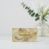 Chique luxe grijs & gouden marmeren patroon achter visitekaartje (Staand voorkant)